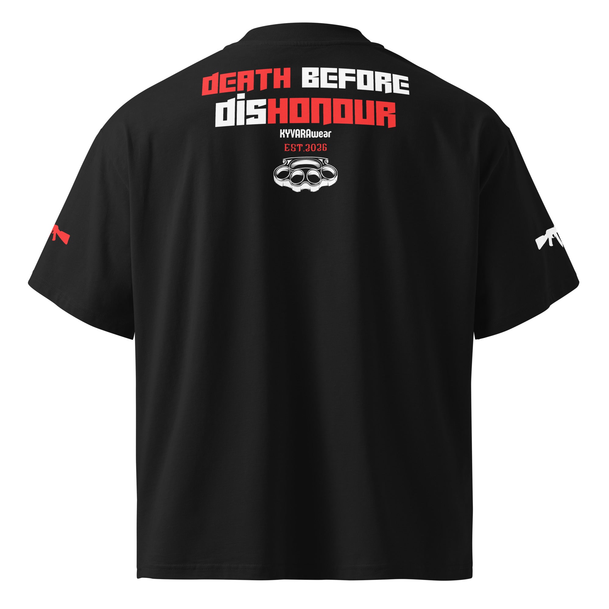 KYVARA - DEATH BEFORE DISHONOUR | OVERSIZED TEE